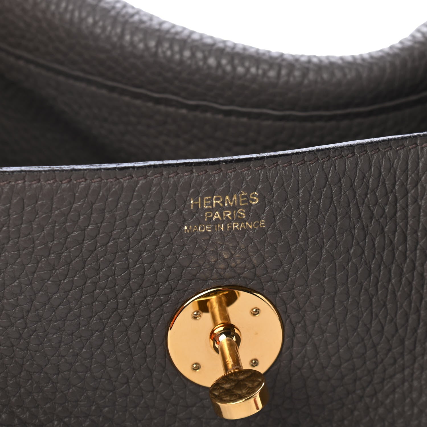 Hermes Taurillon Clemence Lindy 30 Etain 5 of 9