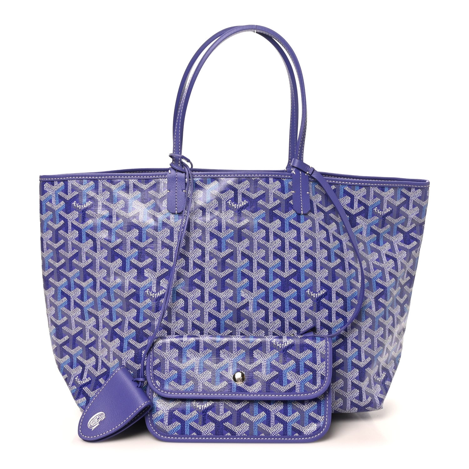 Goyard Goyardine Saint Louis PM Blueberry Purple 3 of 11