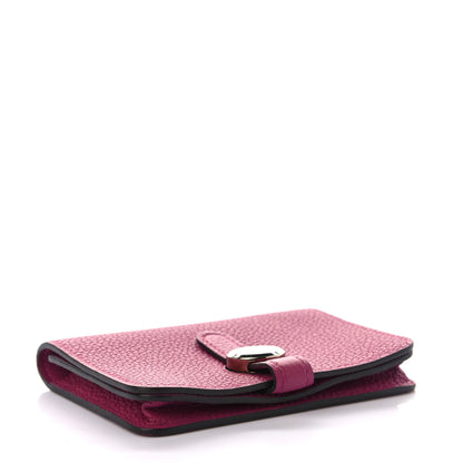 Hermes Togo Dogon Card Case Rose Pourpre 4 of 7