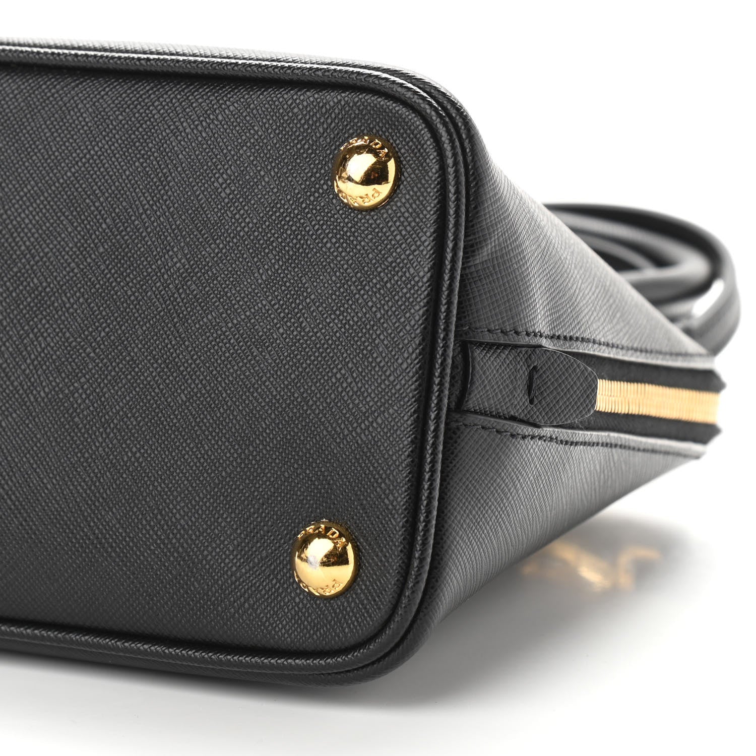 Prada Saffiano Lux Mini Promenade Tote Black 9 of 9