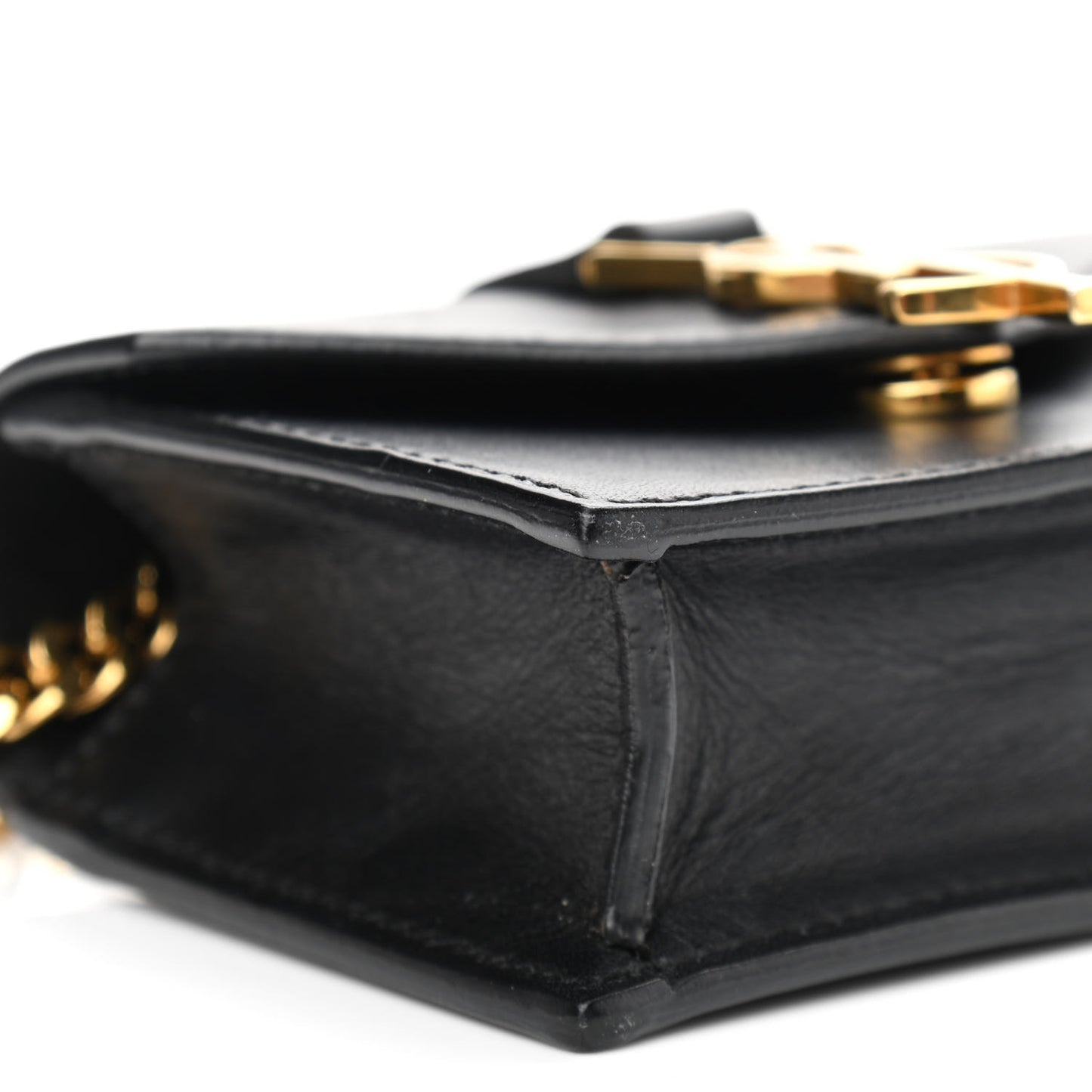 Calfskin Monogram Mini Candy Crossbody Black