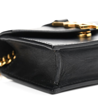Saint Laurent Calfskin Monogram Mini Candy Crossbody Black 8 of 11