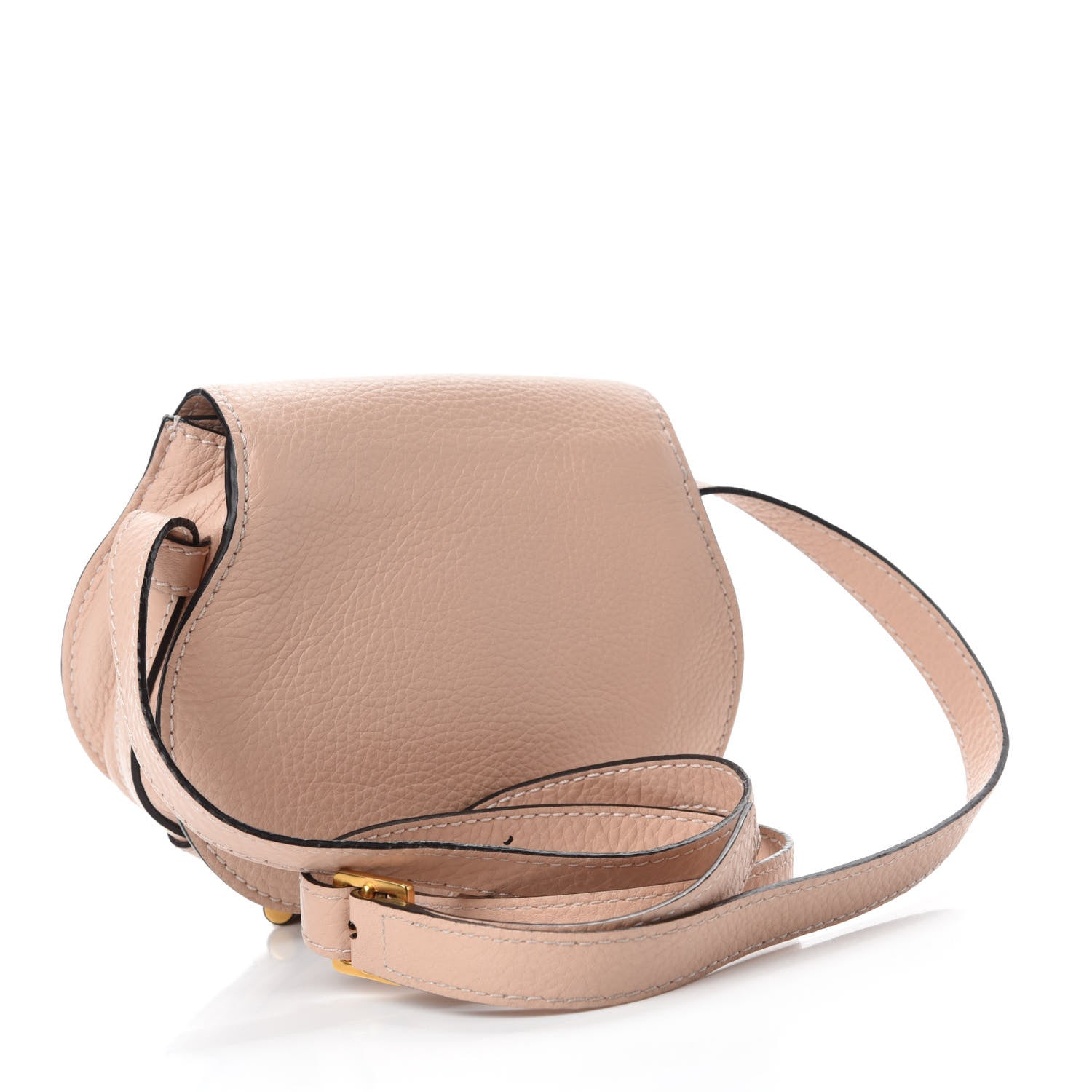 Chloe Calfskin Mini Marcie Round Crossbody Bag Blush Nude 3 of 13