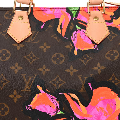Louis Vuitton Monogram Roses Speedy 30 8 of 10