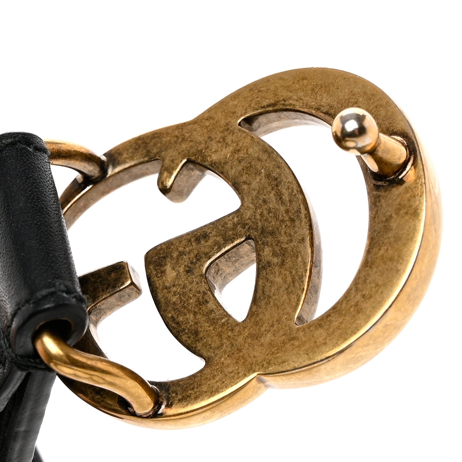 Gucci Calfskin Double G 20mm Belt 75 30 Black 8 of 9