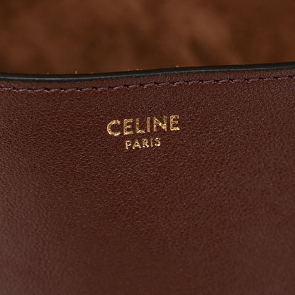 Celine Shiny Lambskin Soft Triomphe Besace Bag Brick 6 of 10