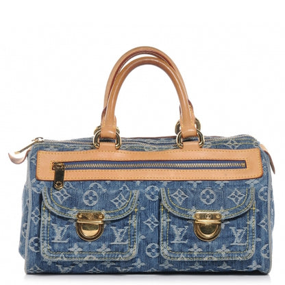 Louis Vuitton Monogram Denim Neo Speedy Blue 1 of 8