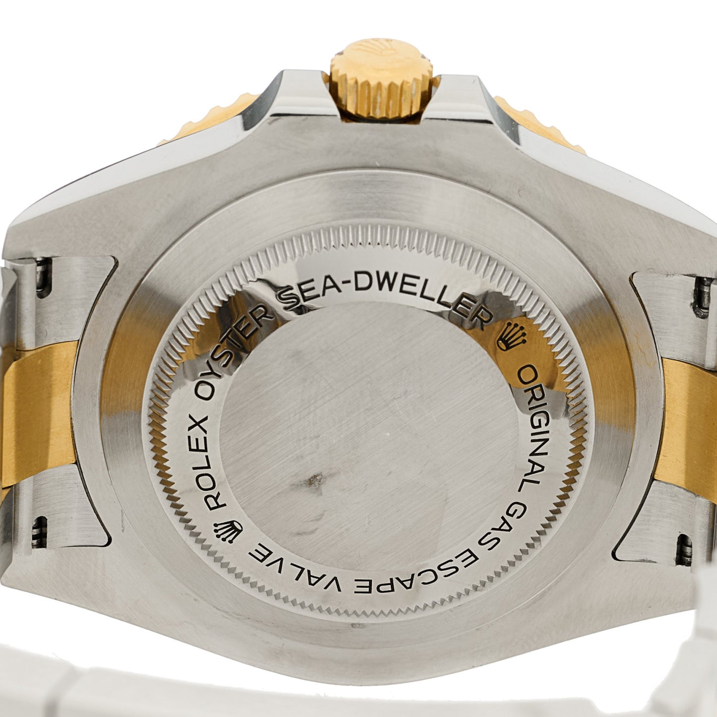 Stainless Steel 18K Yellow Gold 43mm Oyster Perpetual Date Sea-Dweller Deepsea Watch 126603
