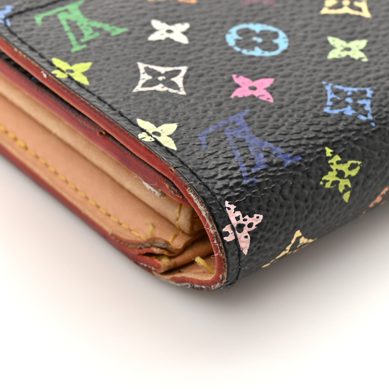 Louis Vuitton Monogram Multicolor Sarah Wallet Black 11 of 14
