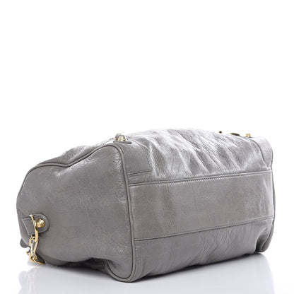 Balenciaga Agneau Giant 12 Gold Hardware Boston Gris Pyrite 4 of 11