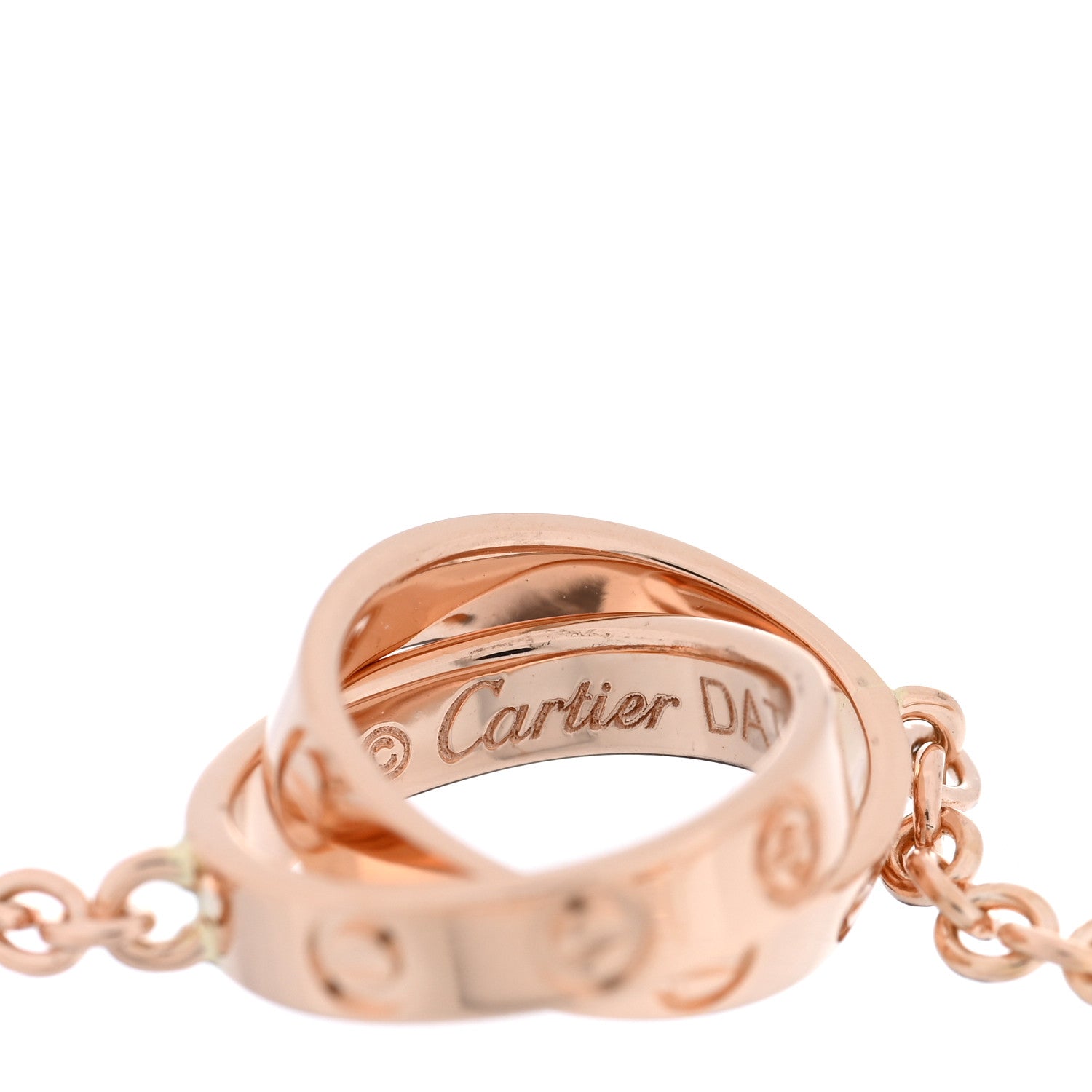 Cartier 18K Pink Gold Interlocking LOVE Bracelet 3 of 3