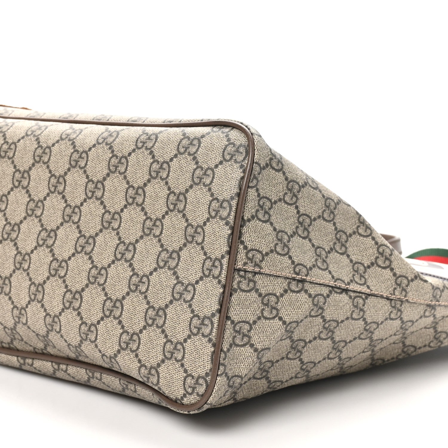 Gucci Soft GG Supreme Monogram Courrier Medium Crossbody Tote Beige New Acero 10 of 10