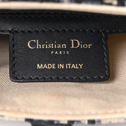 Christian Dior Oblique Saddle Bag Blue 6 of 10