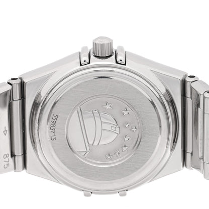 Omega Stainless Steel Diamond Bezel Mother of Pearl 22mm Constellation My Choice Quartz Watch 1465.71.00 4 of 4