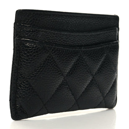 Chanel Caviar Quilted Card Holder Black 3 of 10
