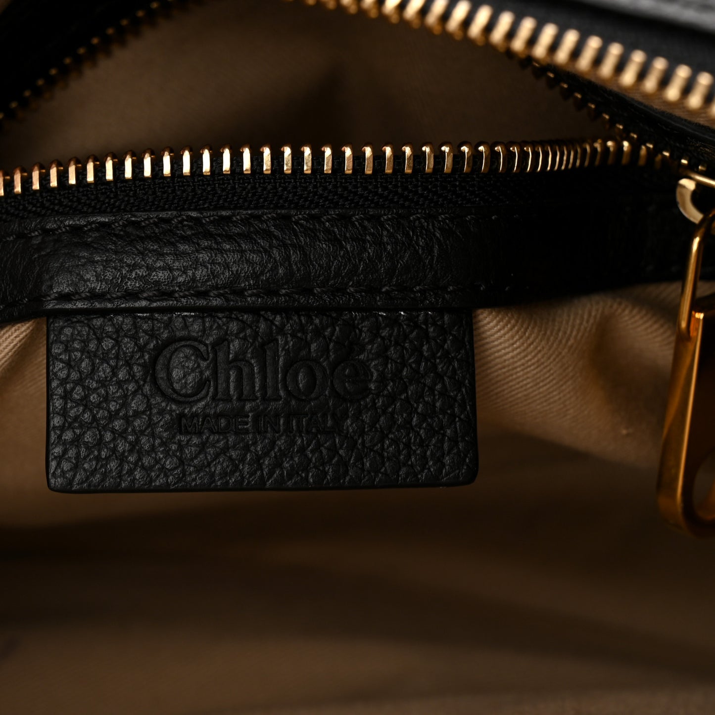 Calfskin Small Marcie Satchel Black
