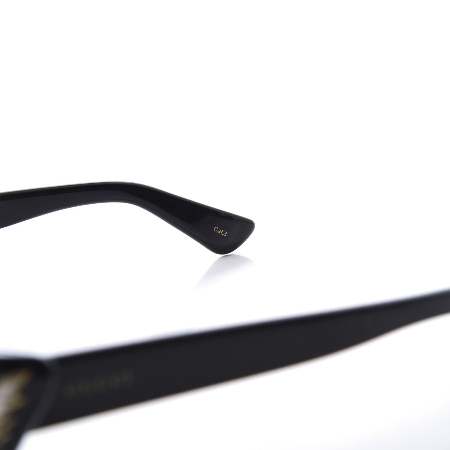 Gucci Acetate Cat Eye GG0089S Sunglasses Black 6 of 10