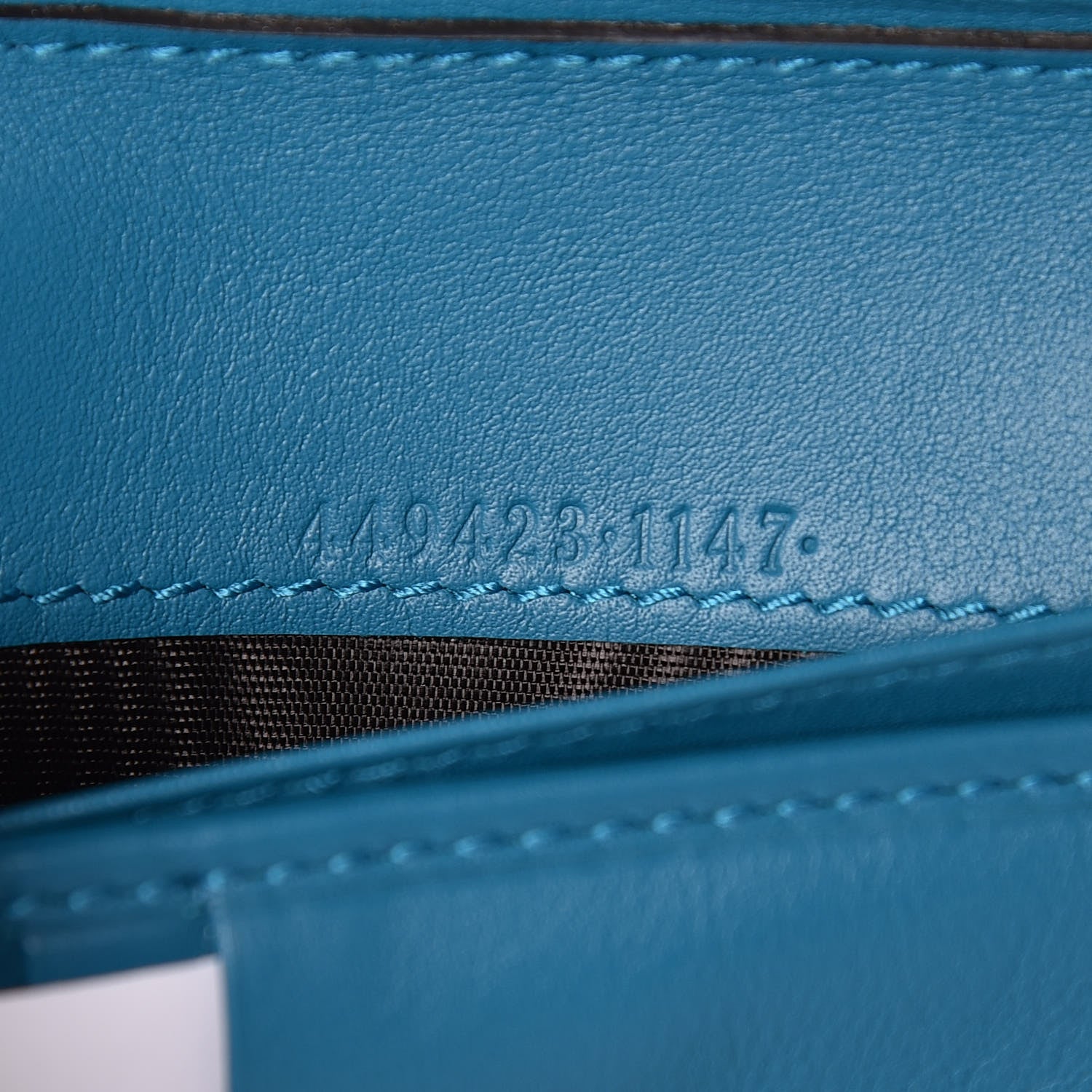Gucci Microguccissima Zip Around Organizer Wallet Deep Cobalt 7 of 8