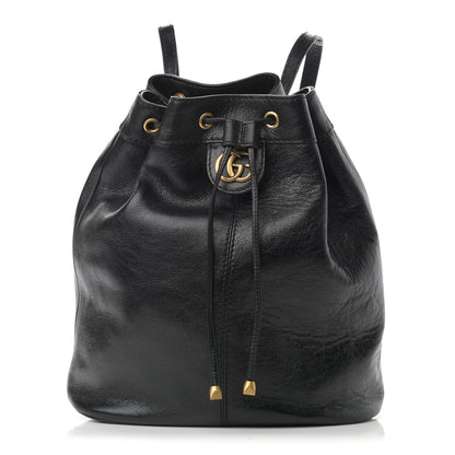 Gucci Piuma Lux Energy Medium Re(Belle) Convertible Bucket Bag Black 1 of 10