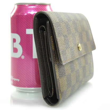 Louis Vuitton Damier Ebene Porte Tresor Etui Papier Wallet 3 of 6
