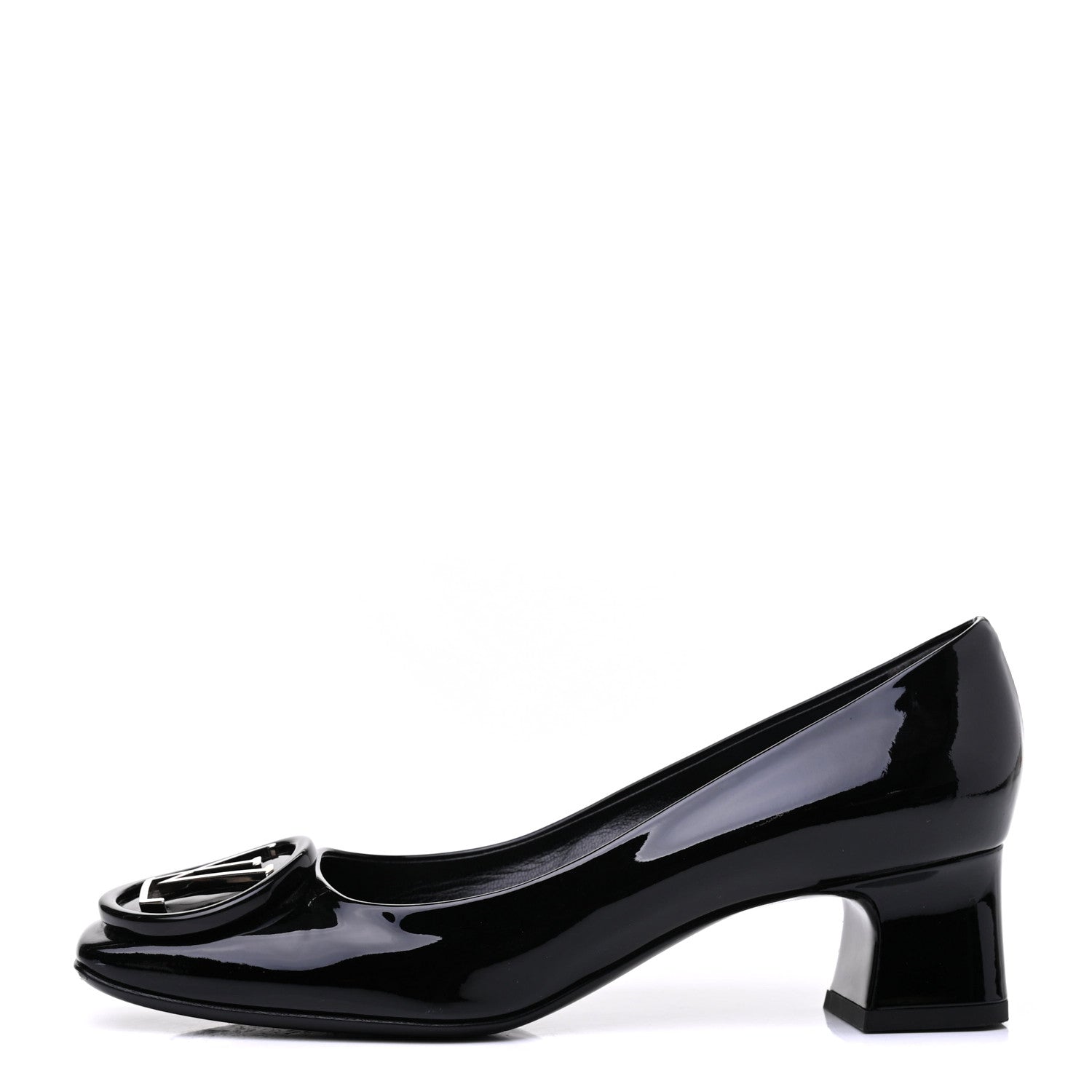 Louis Vuitton Patent Madeleine Pumps 37.5 Black 1 of 15