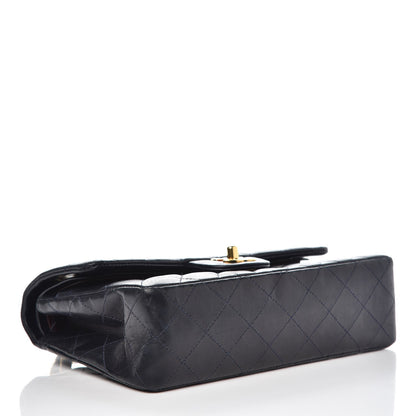 Chanel Lambskin Quilted Small Double Flap Navy 4 of 15