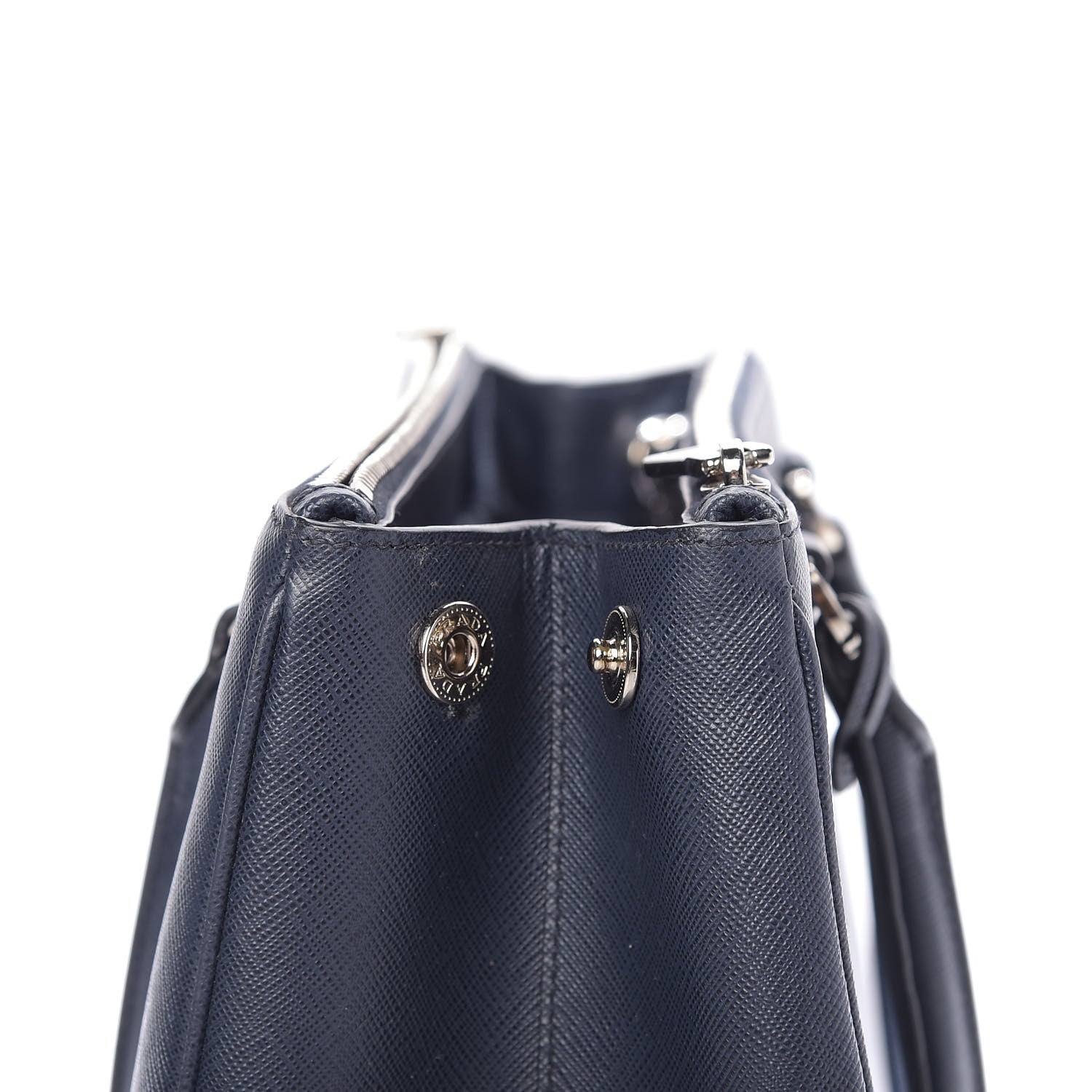 Prada Saffiano Medium Galleria Double Zip Tote Baltico 10 of 11