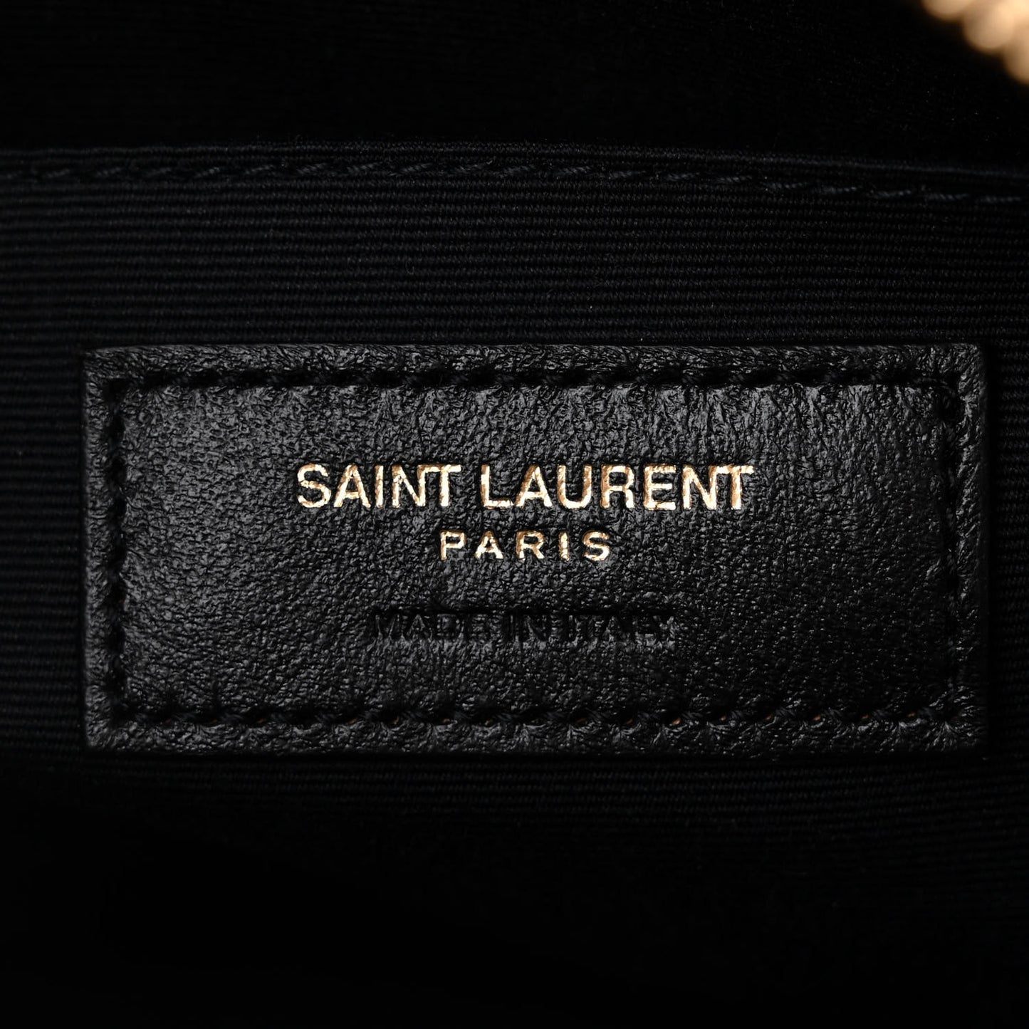 Calfskin Matelasse Monogram Lou Camera Bag Black