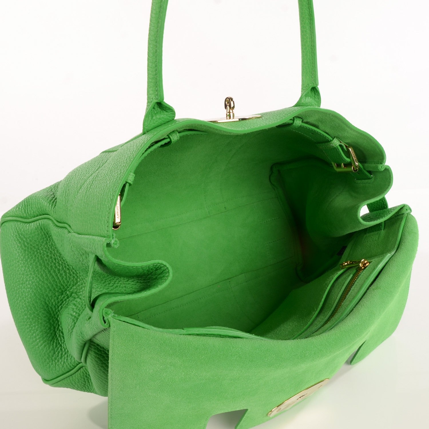 Mulberry Soft Grain Leather Bayswater Queen Green 9 of 13
