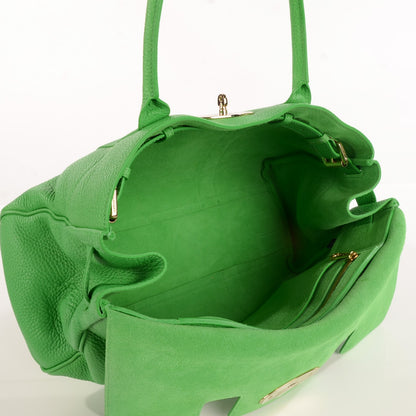 Mulberry Soft Grain Leather Bayswater Queen Green 9 of 13