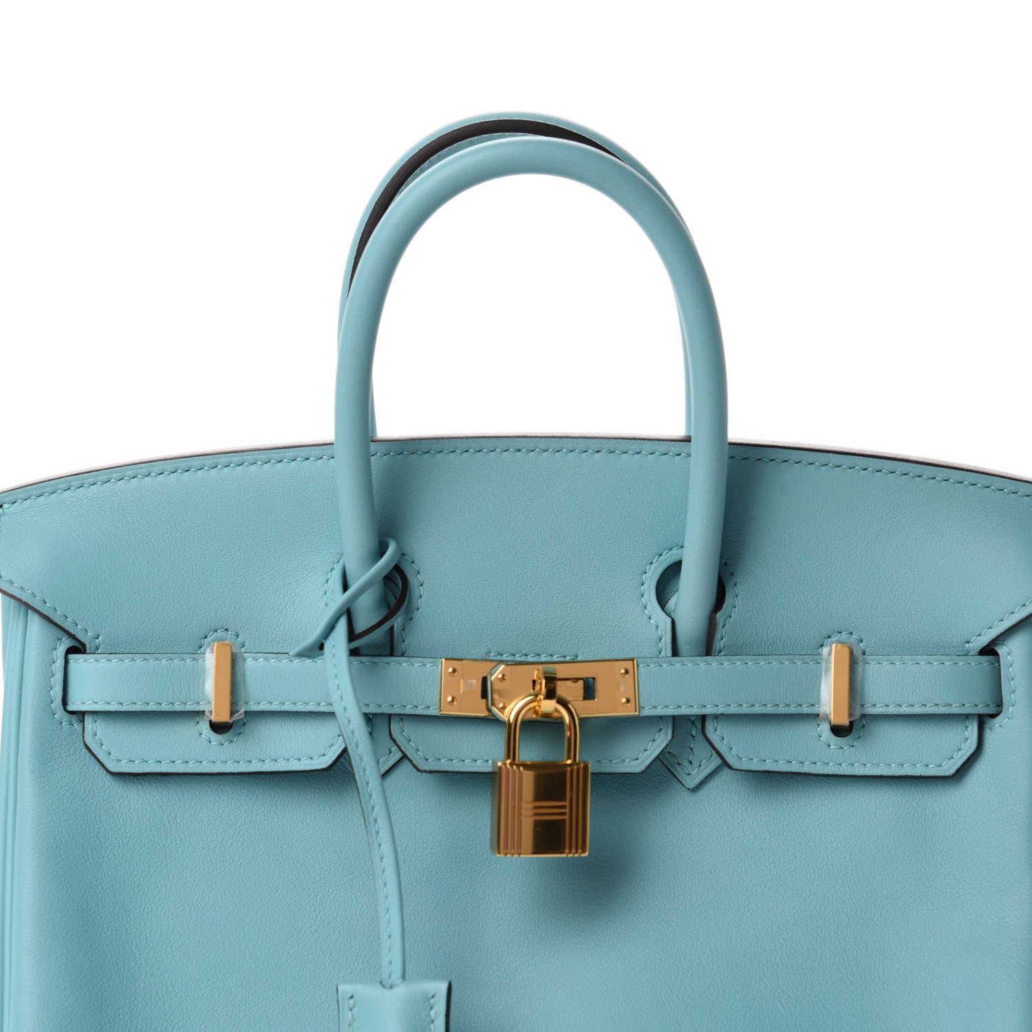 Hermes Swift Birkin 25 Bleu Atoll 13 of 14
