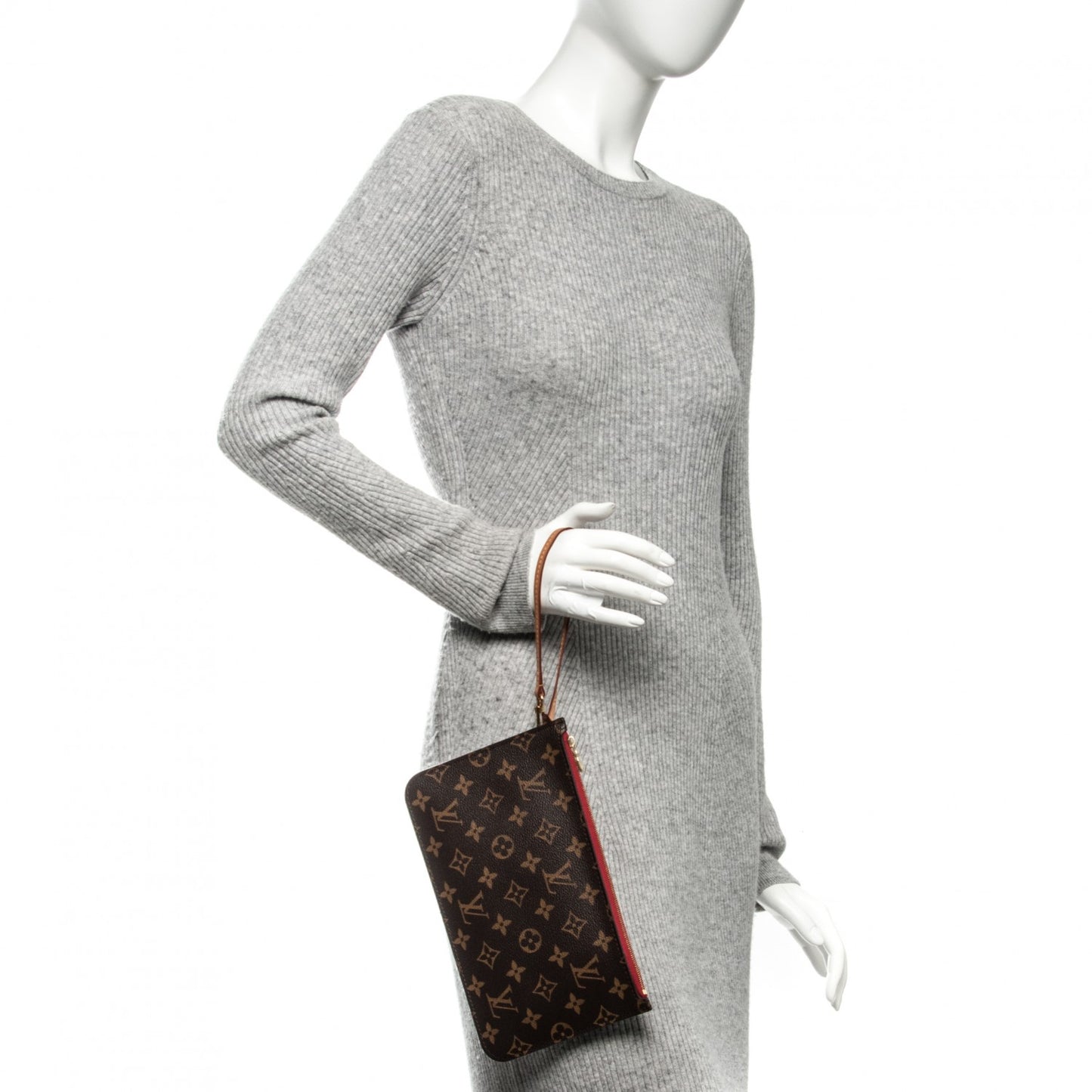 Monogram Neverfull MM GM Pochette Cherry