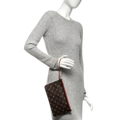 Louis Vuitton Monogram Neverfull MM GM Pochette Cherry 2 of 8