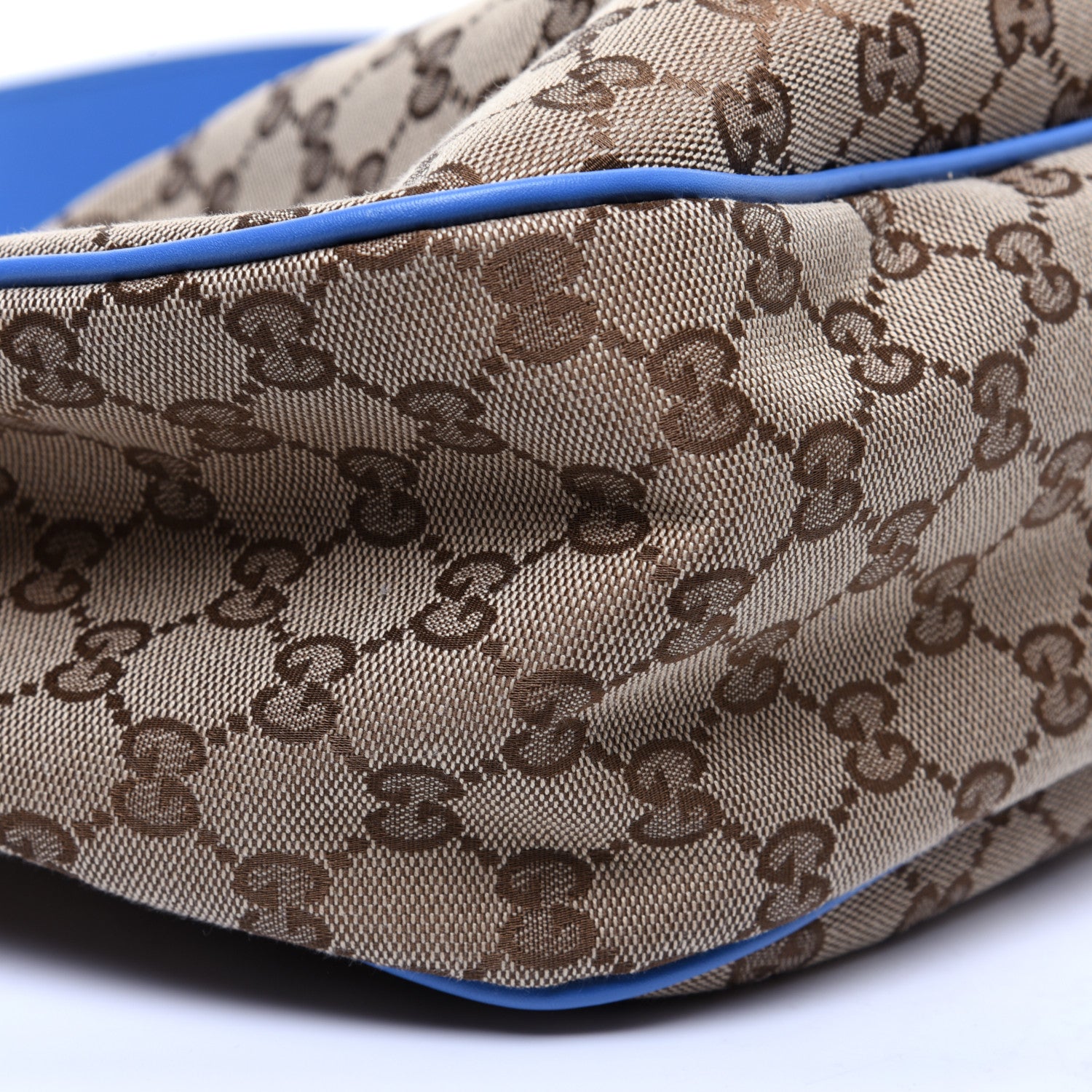 Gucci Monogram Medium Sukey Hobo Blue 6 of 12