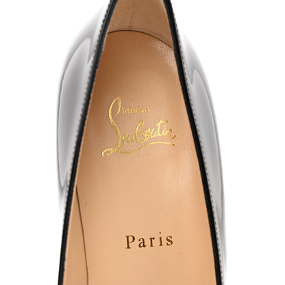 Christian Louboutin Patent New Simple 85 Pumps 40 Black 7 of 8