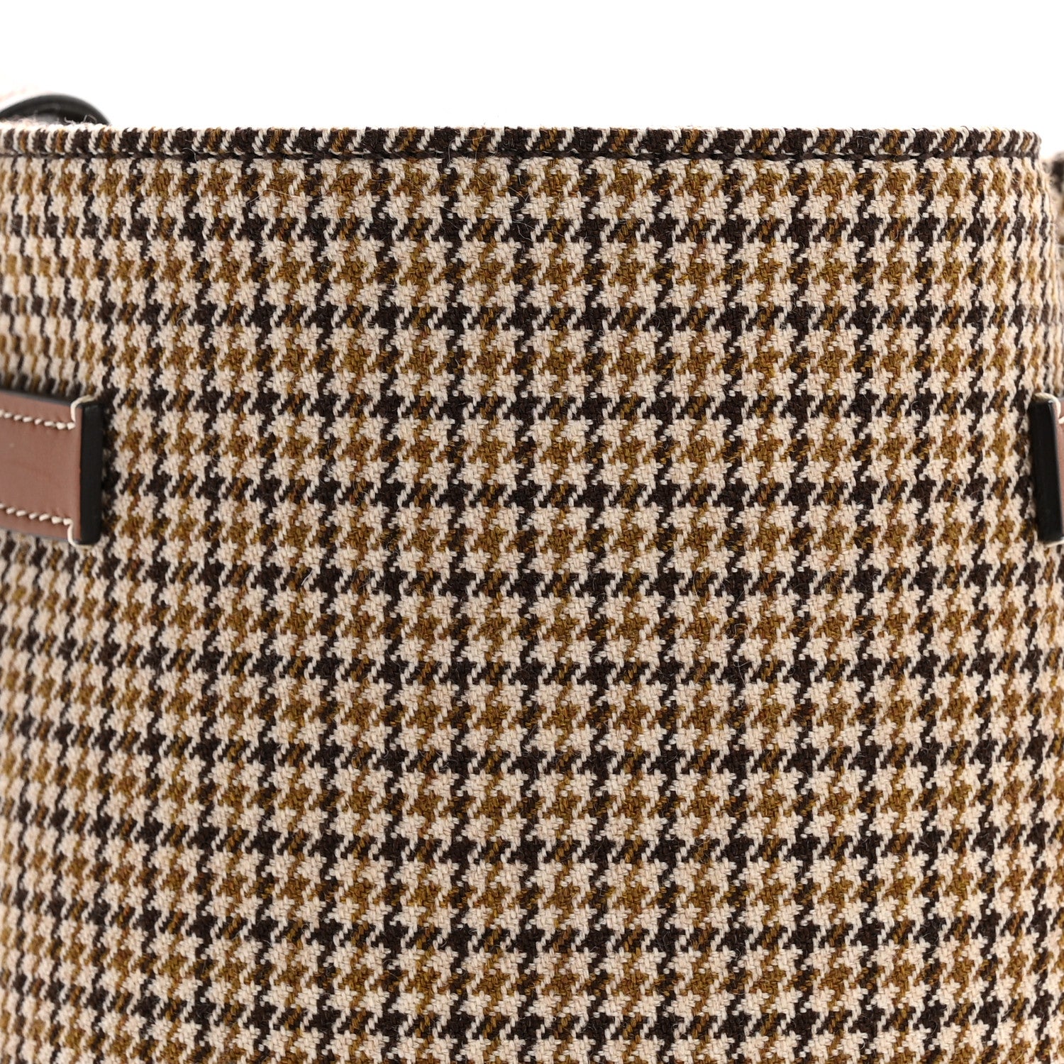 Celine Smooth Calfskin Tweed Nano Big Bag Bucket Tan 9 of 12