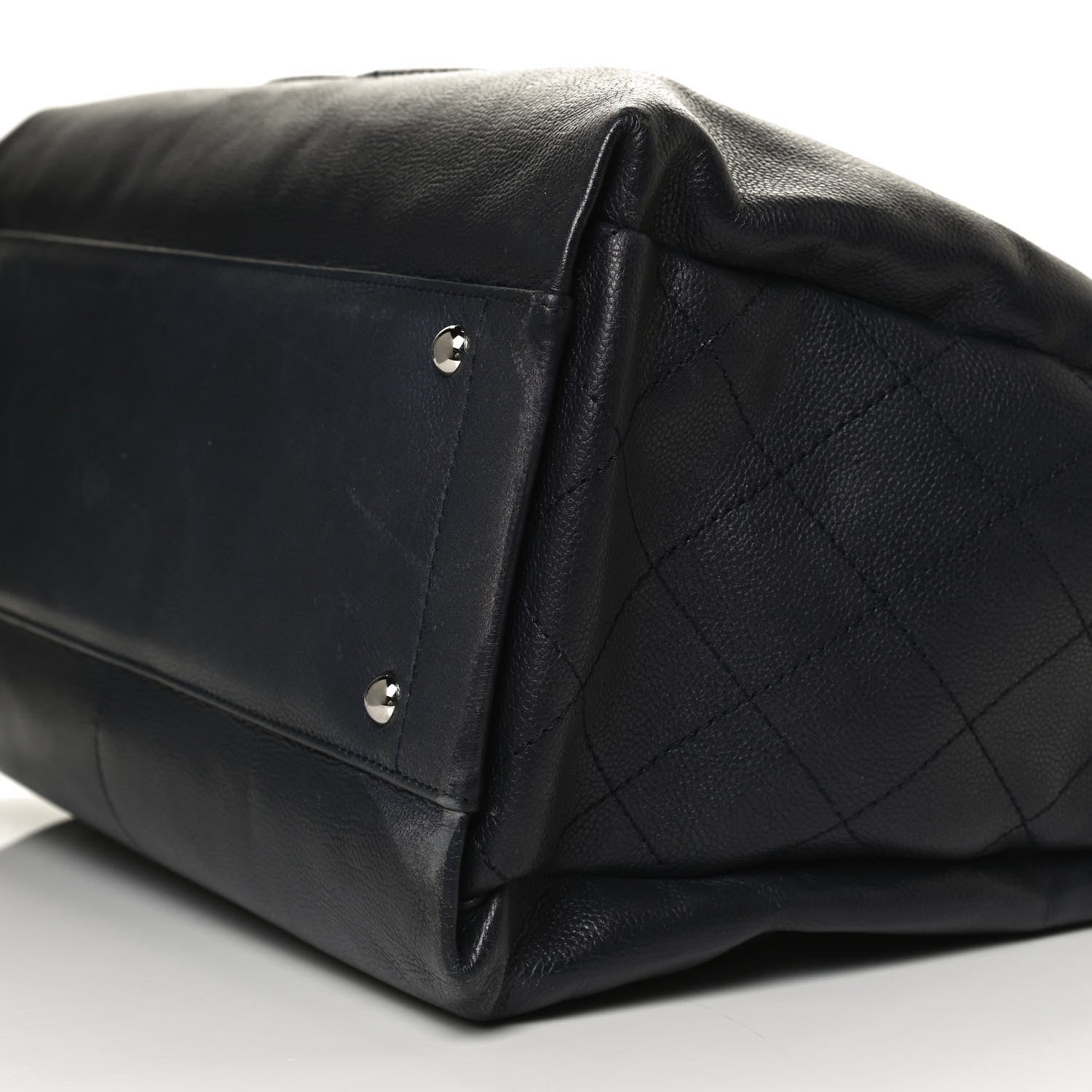Chanel Caviar Executive Cerf Shopper Tote Navy 9 of 11