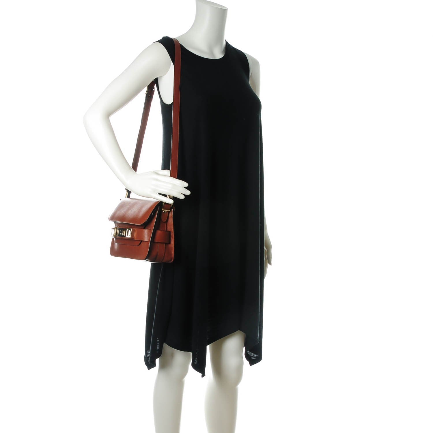 Proenza Schouler Linosa Calfskin Mini PS11 Classic Shoulder Bag Nice Tan 2 of 7