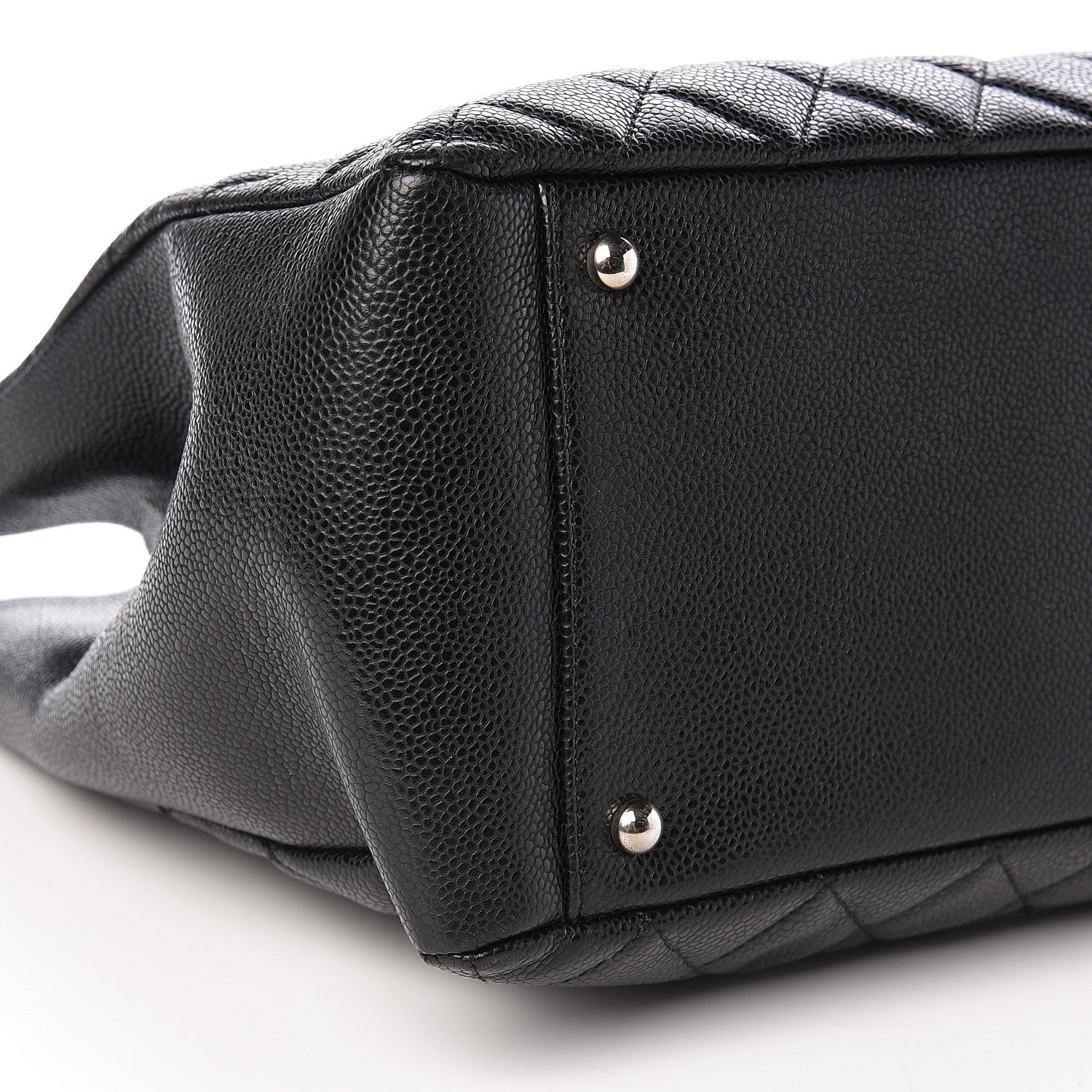 Chanel Caviar Quilted XL Grand Shopping Tote GST Black 5 of 9