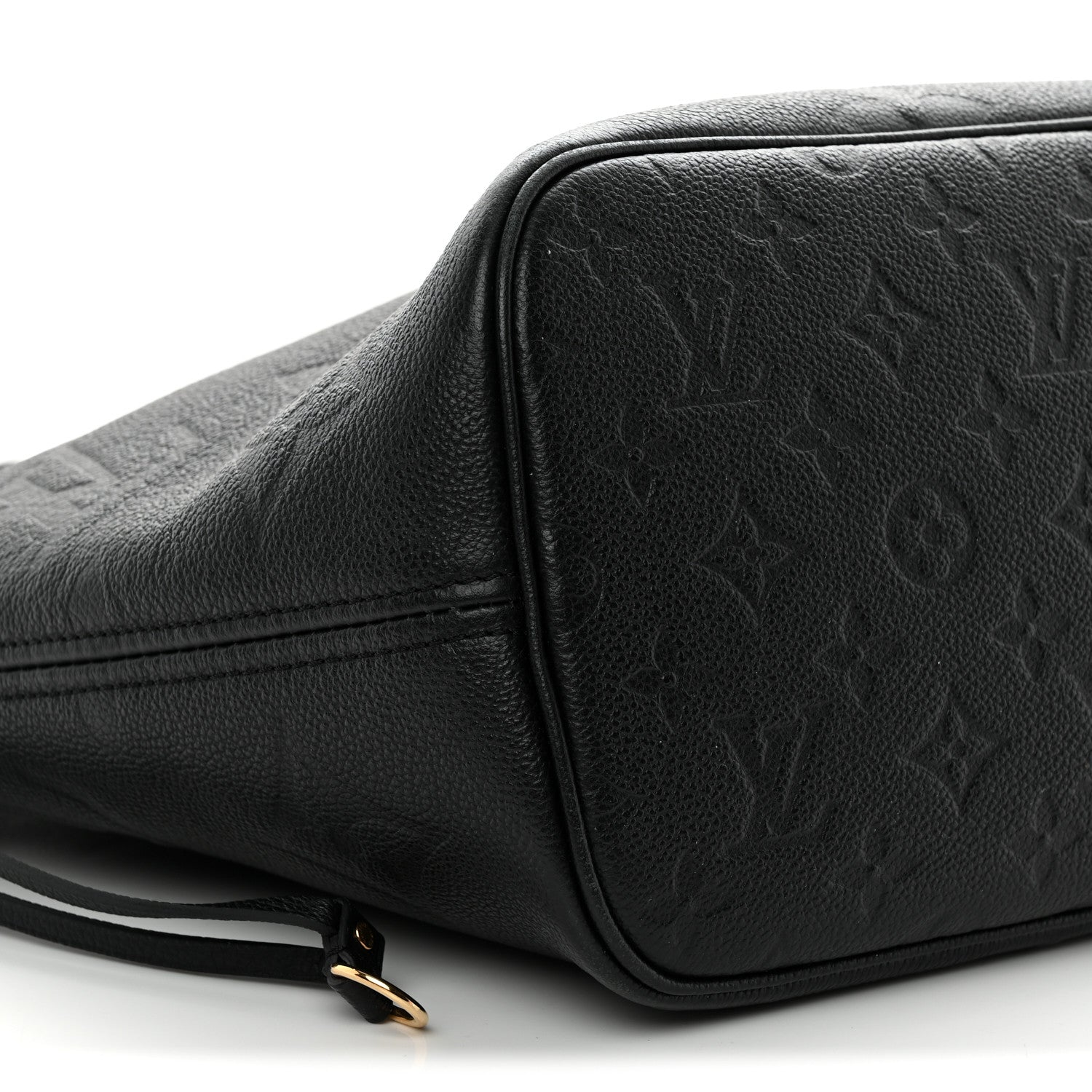 Louis Vuitton Empreinte Monogram Giant Neverfull MM Black 9 of 12