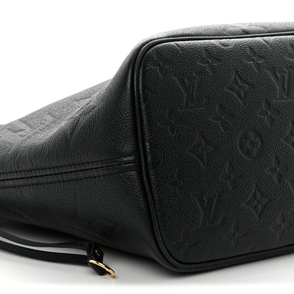Louis Vuitton Empreinte Monogram Giant Neverfull MM Black 9 of 12