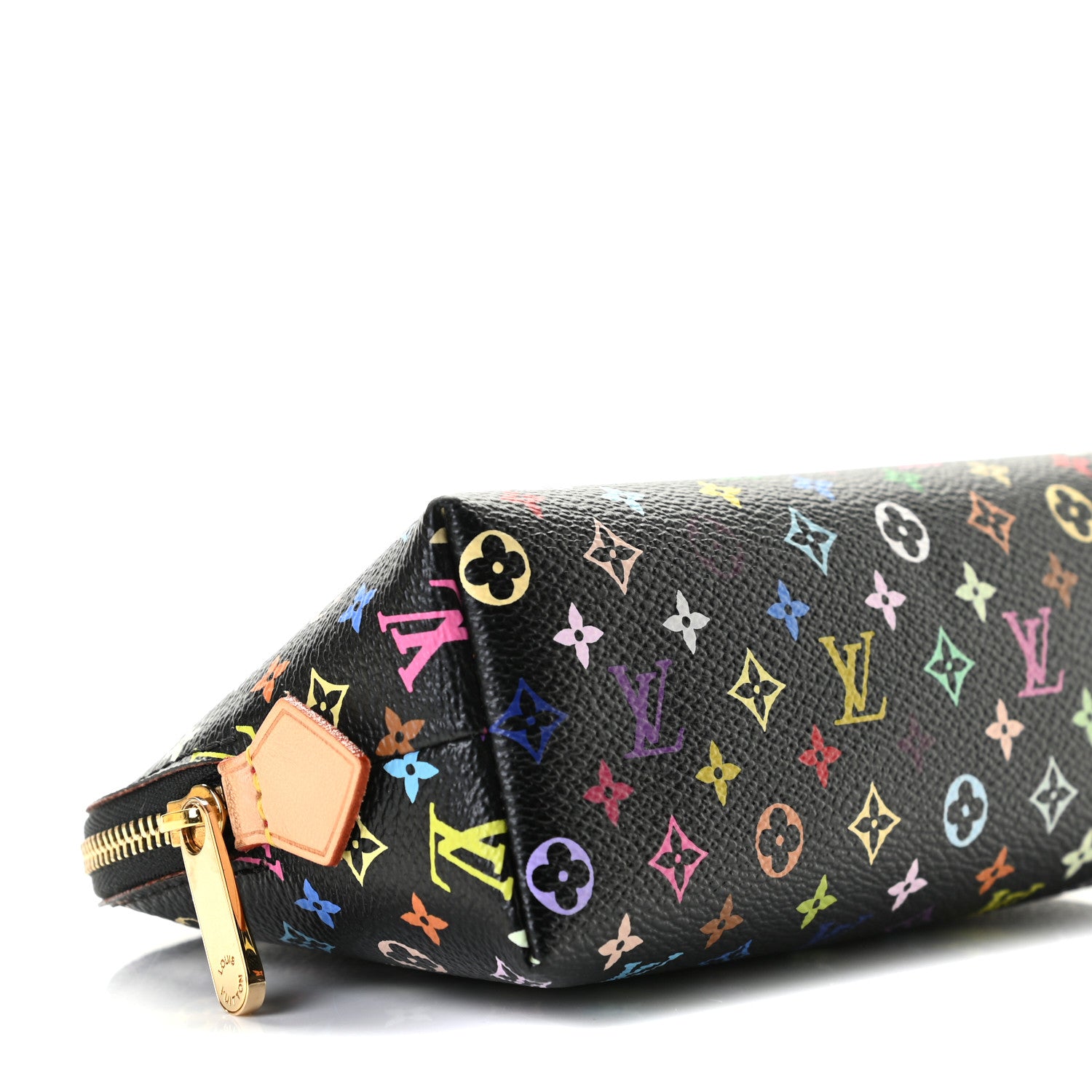 Louis Vuitton Monogram Multicolor Cosmetic Pouch Black Grenade 6 of 9