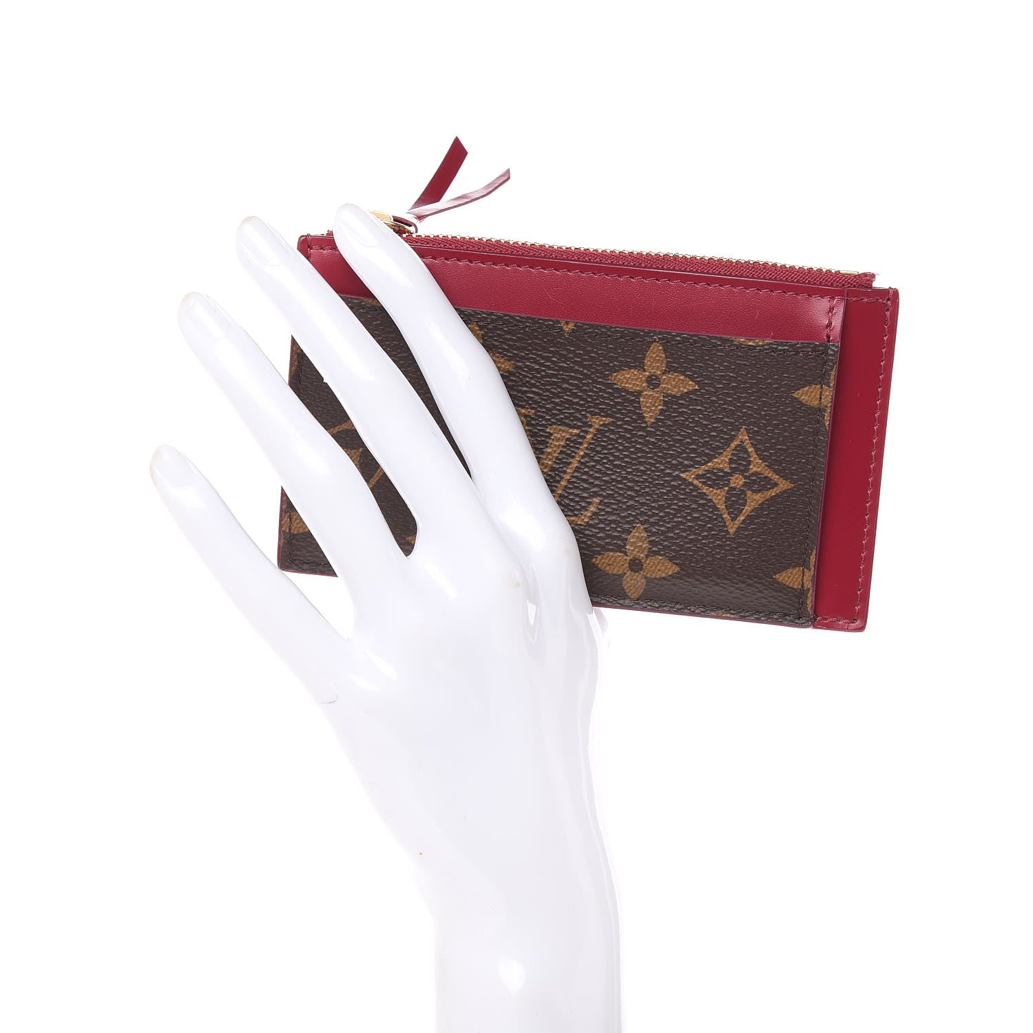 Louis Vuitton Monogram Zipped Card Holder Fuchsia 2 of 6