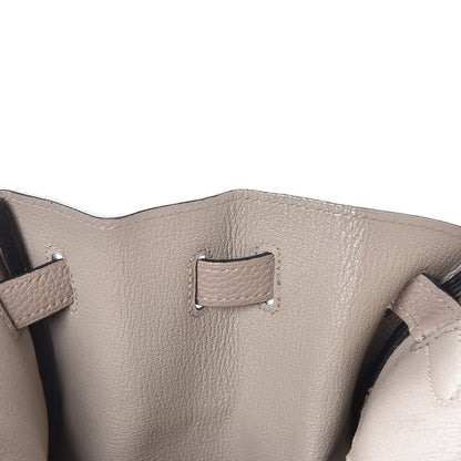 Hermes Togo Birkin 40 Gris Tourterelle 20 of 36