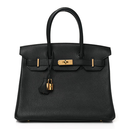 Hermes Togo Birkin 30 Black 1 of 12