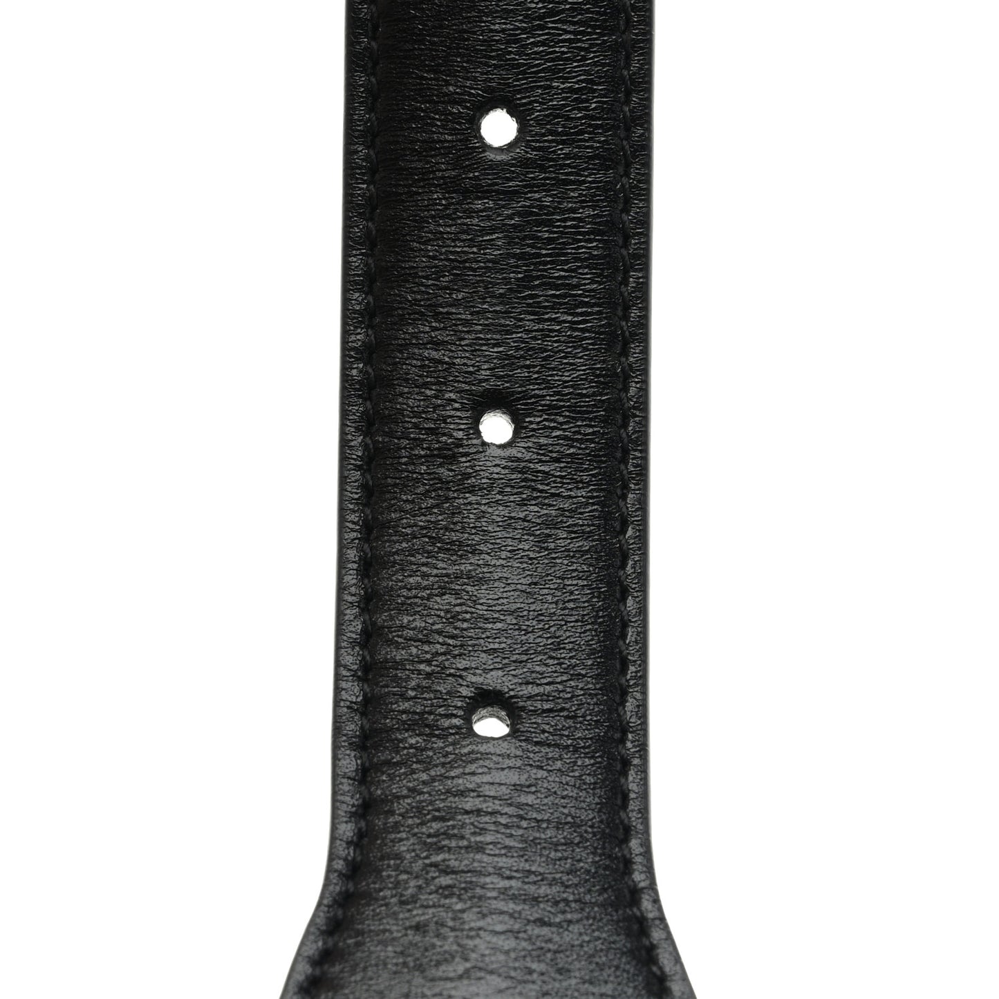 Efesto Leather Horsebit 25mm Belt 85 34 Black
