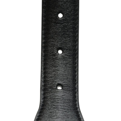 Gucci Efesto Leather Horsebit 25mm Belt 85 34 Black 4 of 6