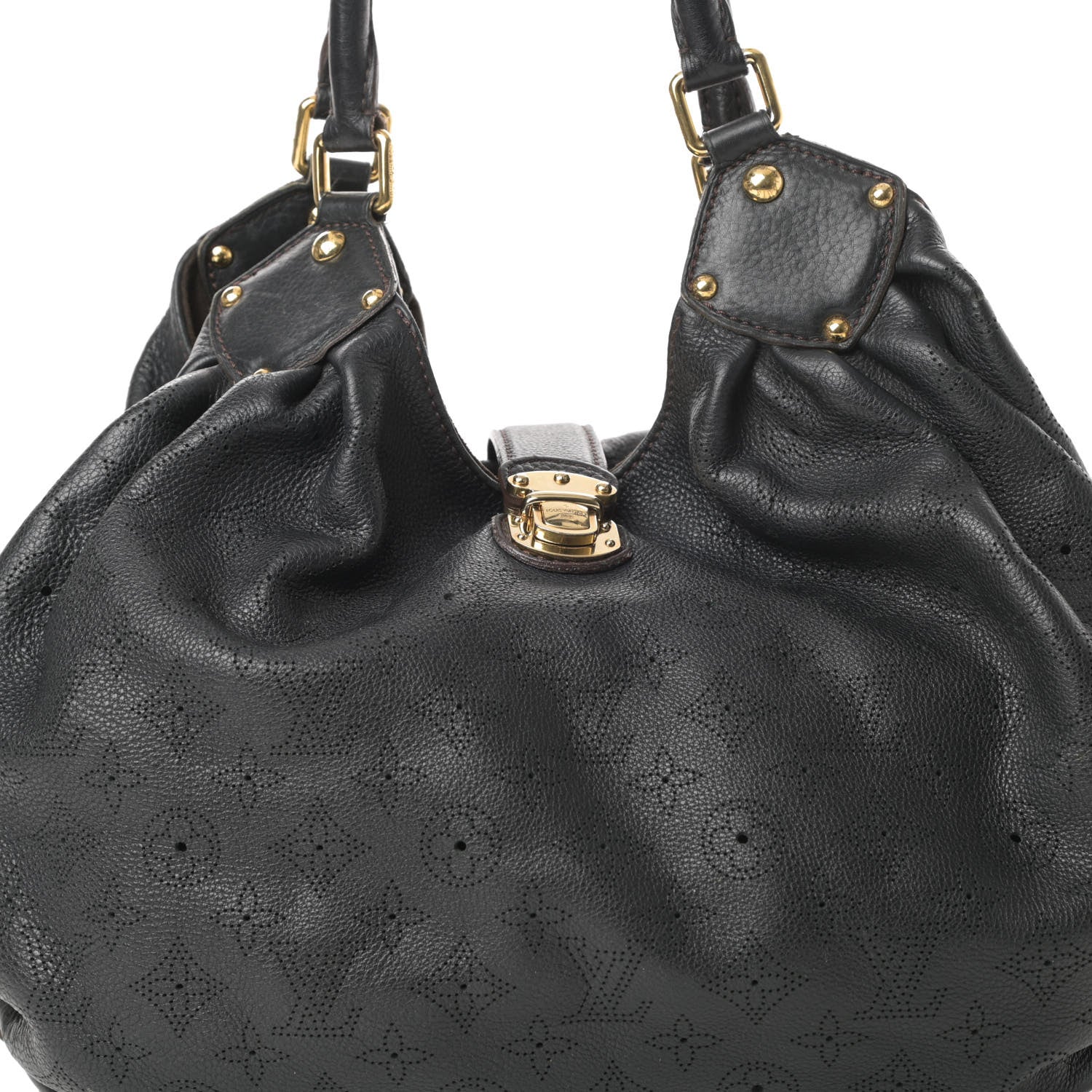 Louis Vuitton Mahina L Black 7 of 13
