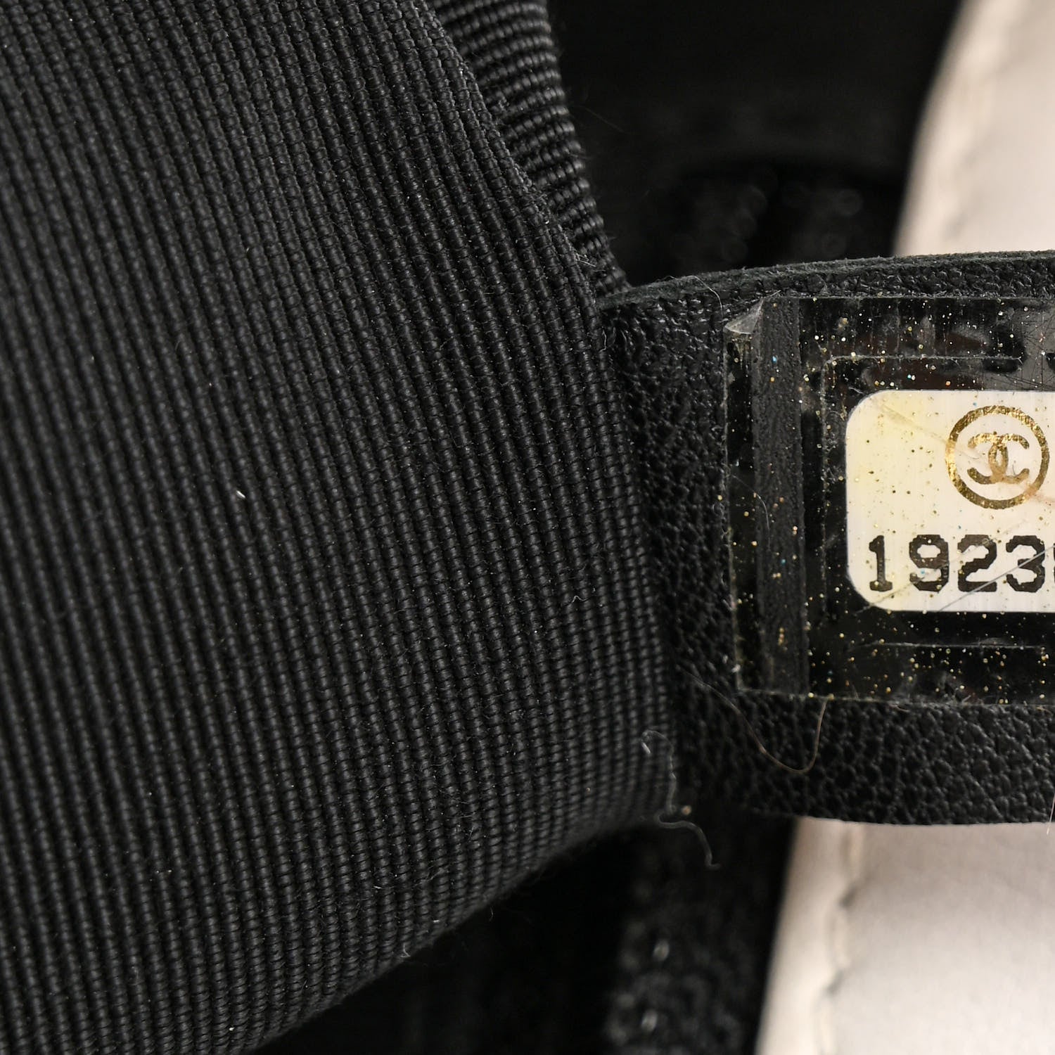 Chanel Calfskin Quilted Medium Graphic Flap Black White 7 of 13