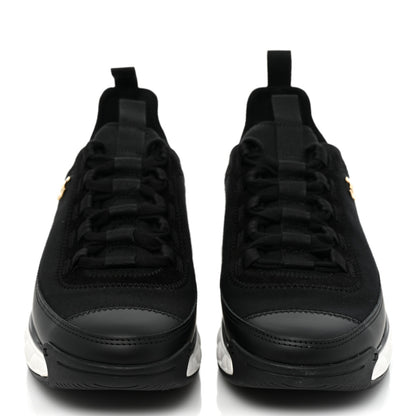 Chanel Velvet Calfskin Mixed Fibers CC Sneakers 37 Black 2 of 9